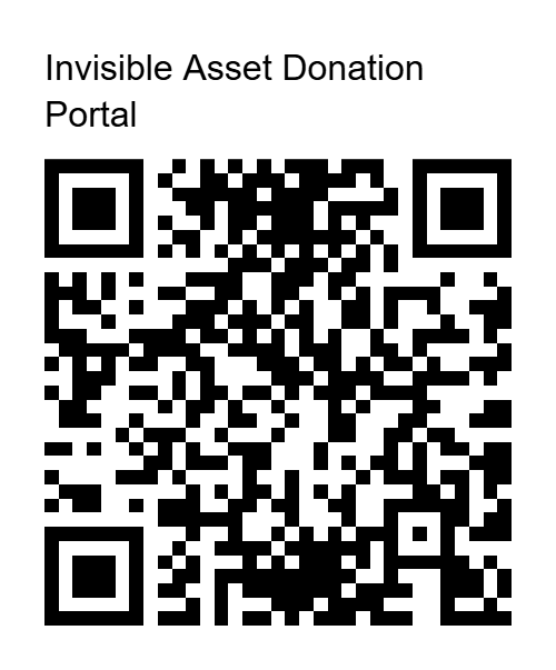 Scan to donate to the Invisible Asset Donation Portal